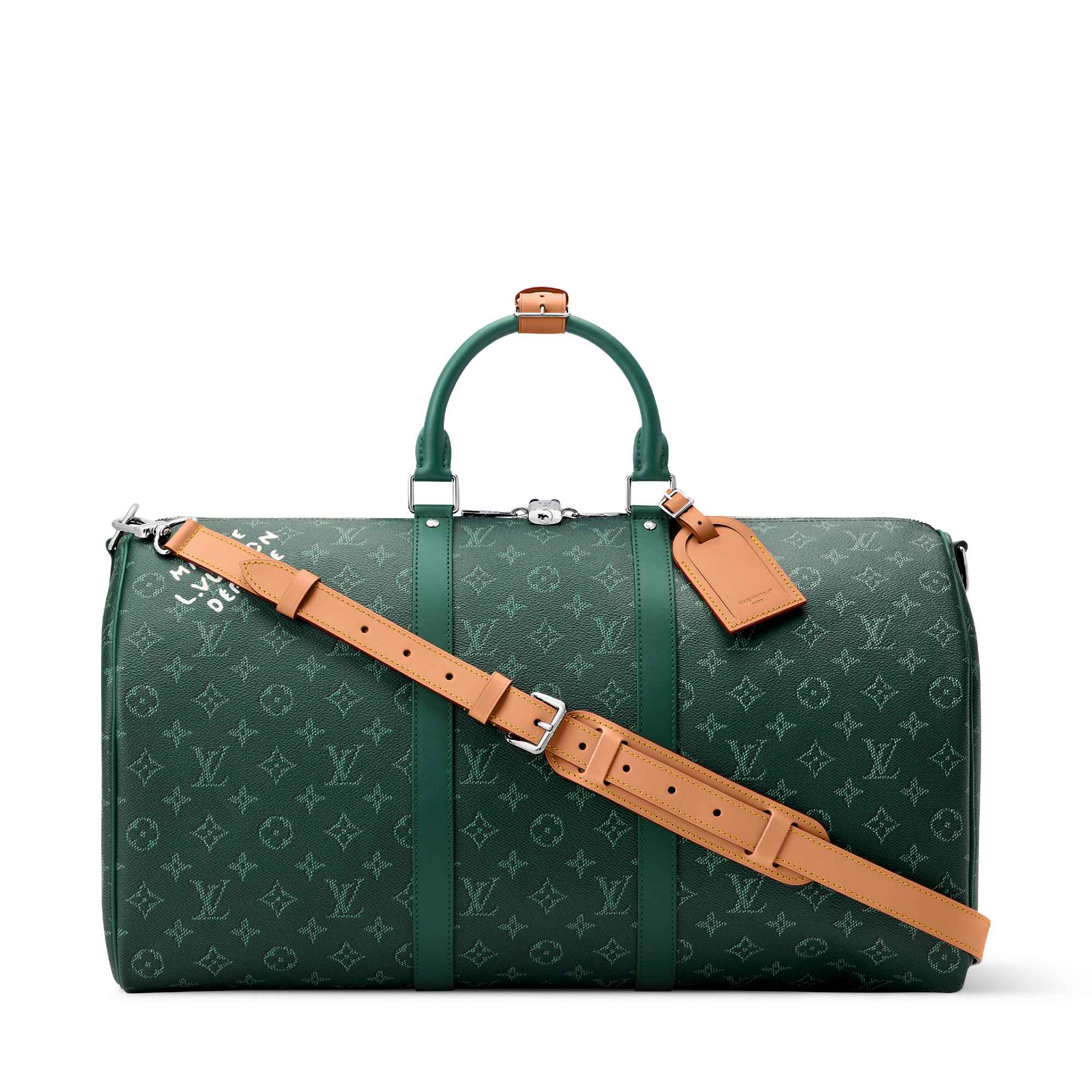 Keepall Bandoulière 50 Monogram Heritage - Travel | LOUIS VUITTON